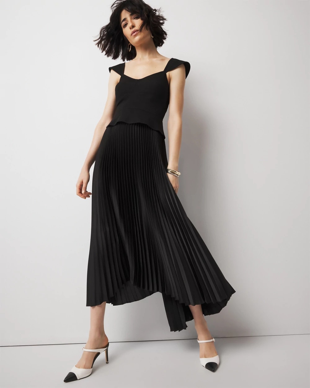 WHBM_CS Corset Pleated